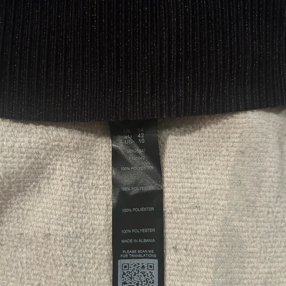 ASOS Black Maxi Skirt Elastic Waist Size 10 - Picture 4 of 4